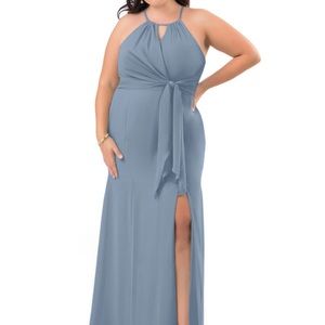 Azazie Mariel, dusty blue